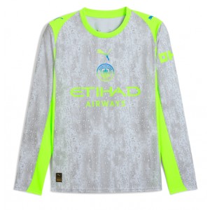 Fotbalové Dres Manchester City Třetí Oblečení 2025-26 Dlouhý Rukáv